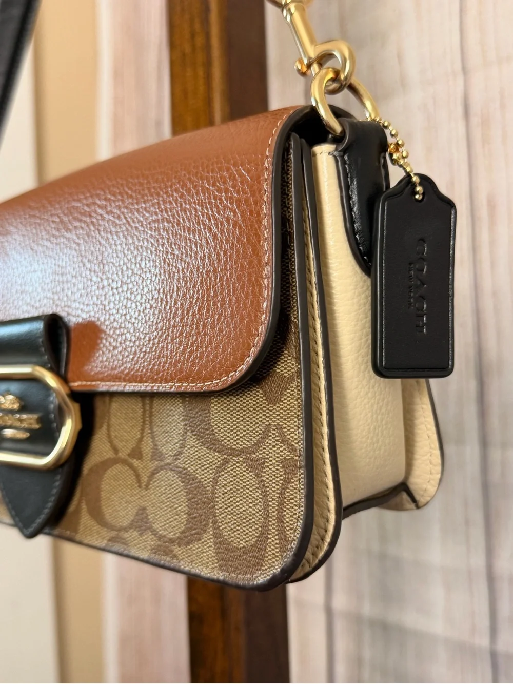 Coach Morgan Colorblock Signature Womens Crossbody/Shoulder Bag